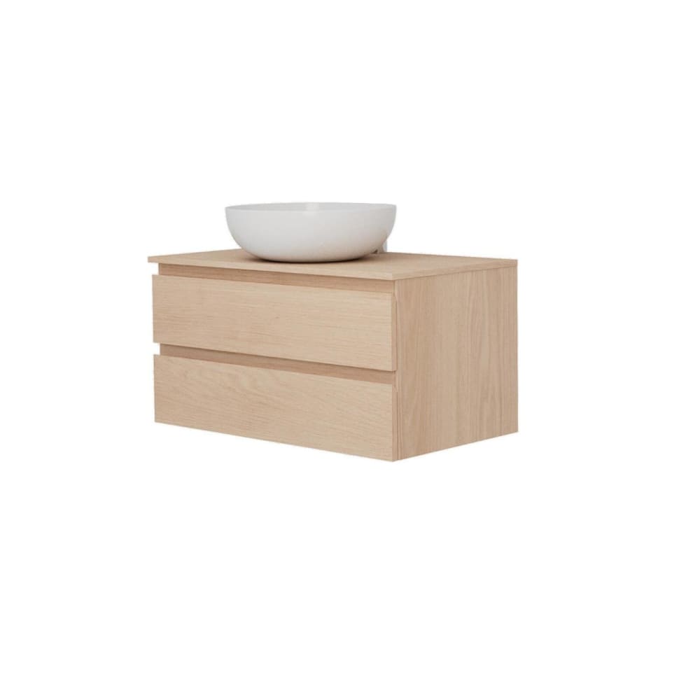 Ensemble meuble simple vasque 80 cm + vasque