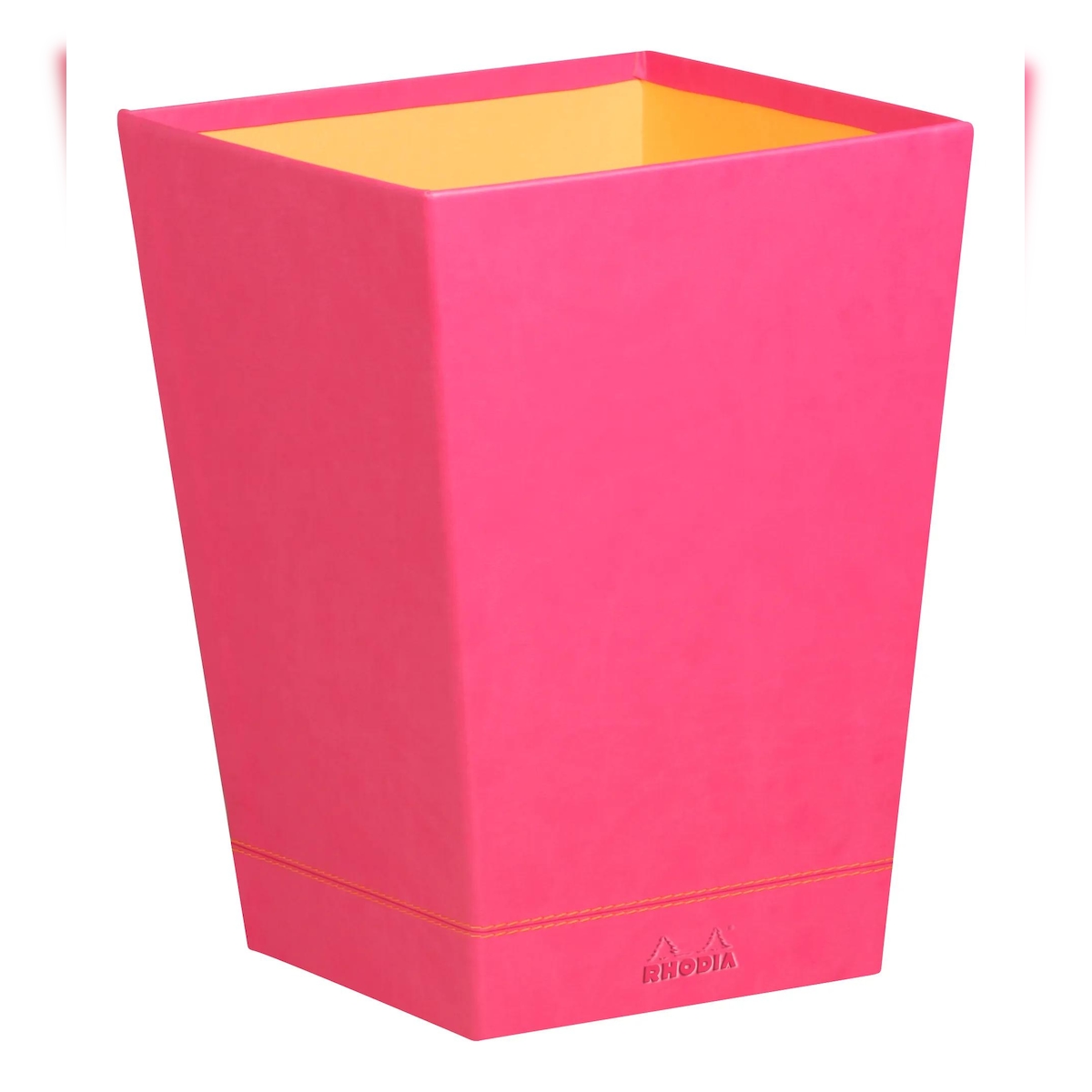 Rhodiarama Papierkorb aus Kunstleder, 27x27x32cm - Himbeer 318922C Image