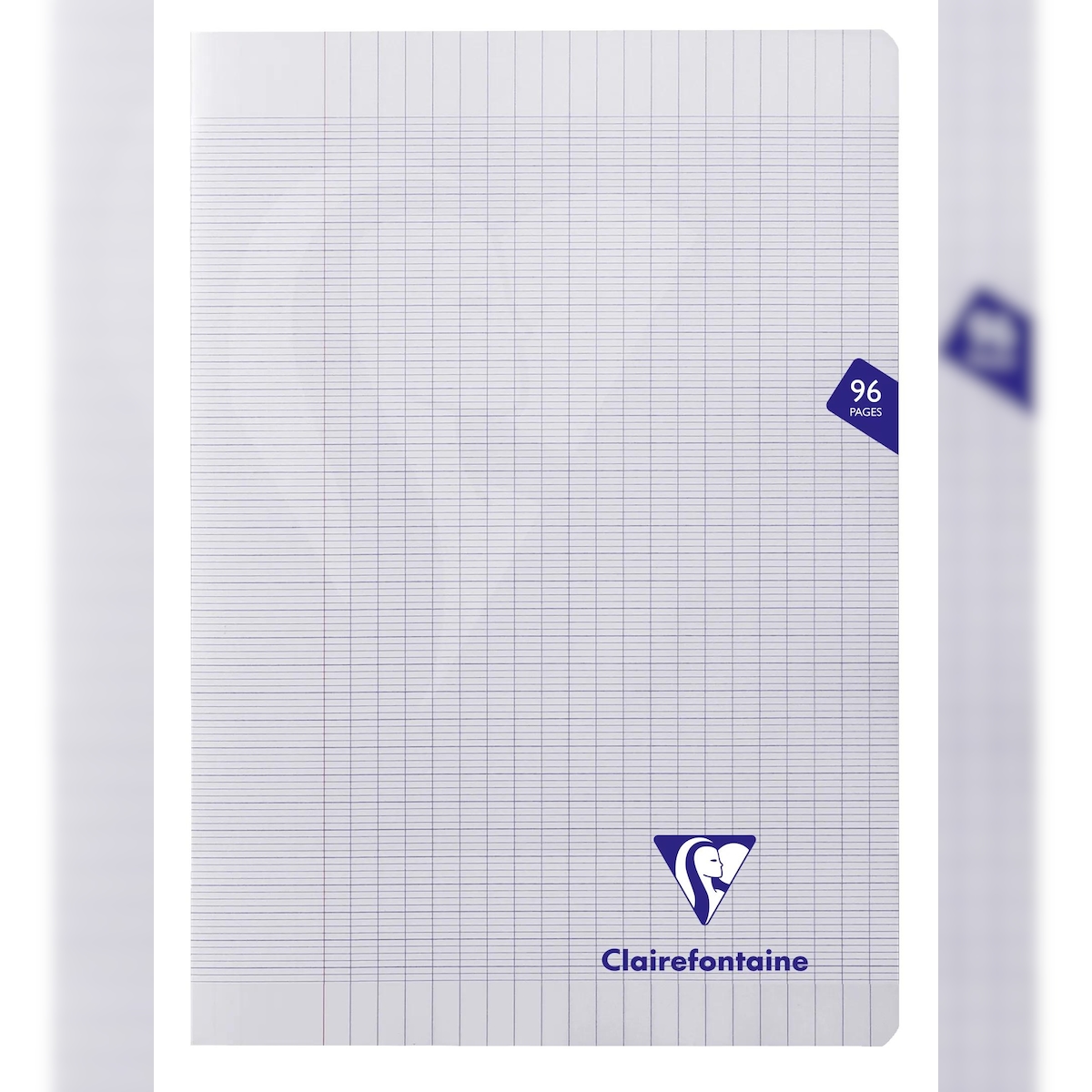 Clairefontaine 10x Heft A4 Mimesys, 48 Blatt 90g, französische Lineatur Seyès, Einband aus Polypropylen - Farblos 393161C Image