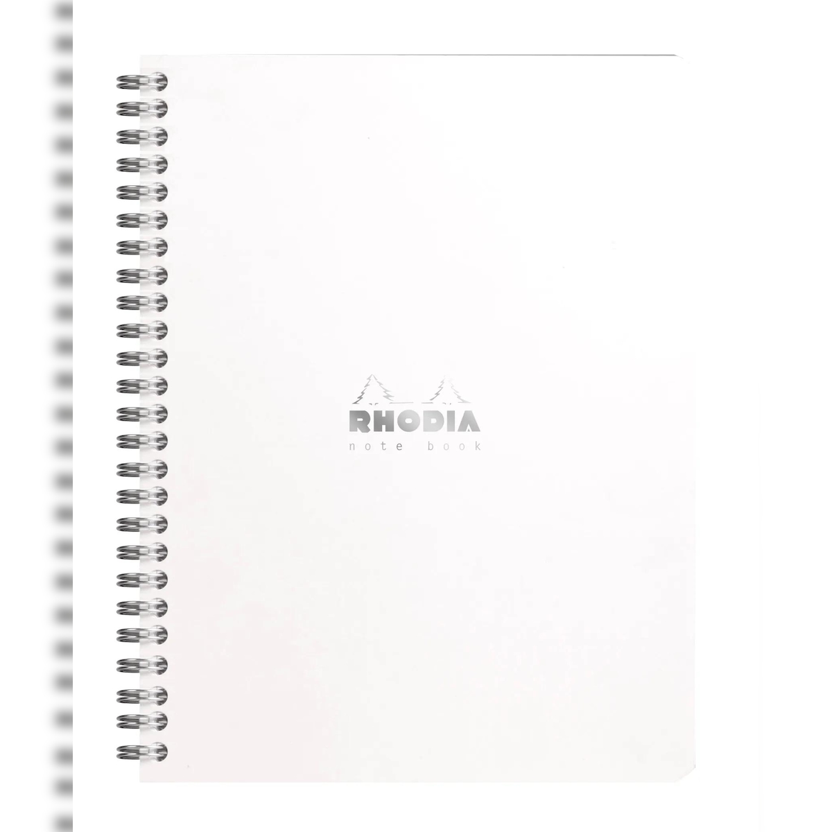 Rhodia 5x Spiralbuch Notebook Rhodia A5+, 80 Blatt liniert 80g, abtrennbar - Weiß 193461C Image