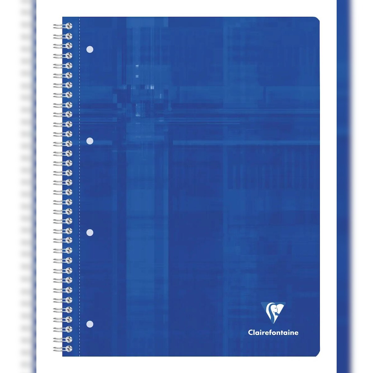 Clairefontaine 5x Collegeblock mikroperforiert mit Ringbuchlochung, DIN A4+ 22,5x29,7cm, 80 Bl blanko, Lineatur 20, 90g - Sortiert 82510C Image