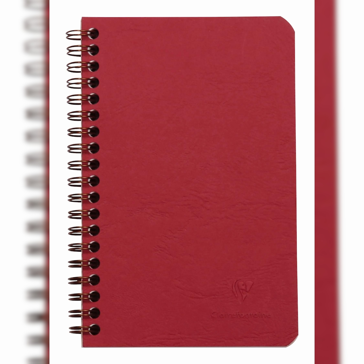 Clairefontaine 5x Spiralbuch Age Bag mit Innentaschen 11X17cm liniert 60 Blatt - Rot 786162C Image