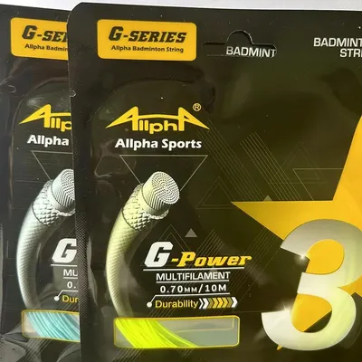 Allpha 2PC Badminton Racket String 0.70mm Durable Trainging Ball Strings GP3