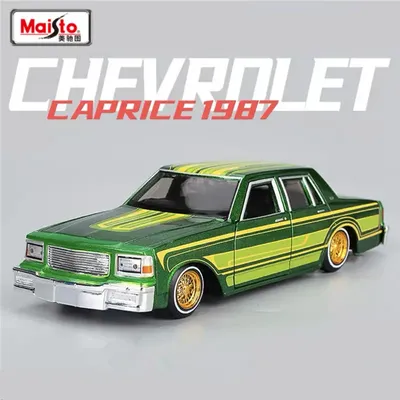 Maisto 1:26 1987 Chevrolet Caprice Alloy Sports Car Model Diecast Metal Classic Vehicles Model High