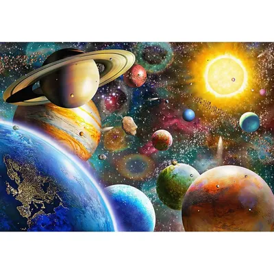 Solar System Jigsaw 1000/500/300 Pieces Jigsaw Puzzles Gameroom Bedroom Livingroom Challenging