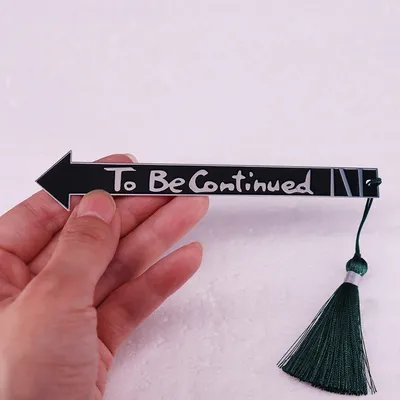 To be continued bookmark metal Accessories Collectibles JoJo's Bizarre Adventure Ending symbol jjba