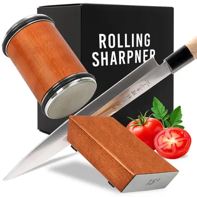 Original Tumbler Rolling Knife Sharpener Knife Sharpener Tool for Knife Sharpening Made Easy Offers
