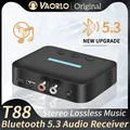 Adattatore ricevitore audio USB Bluetooth 5.3 Musica stereo wireless 3,5 mm AUX R/L RCA Supporto