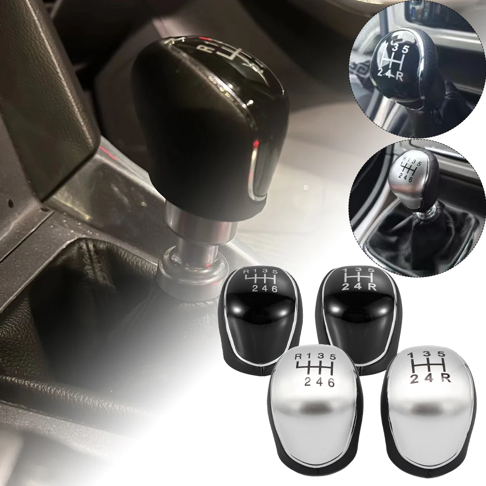 Pomello del cambio a 5/6 velocità per Ford Mondeo 4 Mk4 Focus S-Max C-Max Kuga Galaxy Leva del cambio in pelle Braccio Headball Accessori per auto