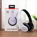 P47 Bluetooth 5.0 Cuffia senza fili Pieghevole HIFI Stereo Bass Auricolare Casco per bambini Regalo con microfono Adattatore USB per iPhone Gioco