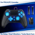 P5 Gamepad Per PS5/4/PC Console Turbo Doppia Vibrazione Cavo da 2 m Controller cablato Nessun