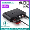 Ricevitore audio Bluetooth 5.2 NFC U Disco RCA 3.5mm AUX USB Adattatore wireless per musica stereo con microfono per kit per auto Amplificatore altoparlante