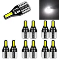 10 pz T10 W5W LED lampadina Canbus 194 168 7020 Cob 2SMD luci interne per auto lampada da lettura