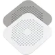 Copri scarico Scarico per doccia Raccoglitore per capelli Tappo piatto in silicone Bagno Cucina Filtro quadrato Protezione scarico doccia Filtro lavello