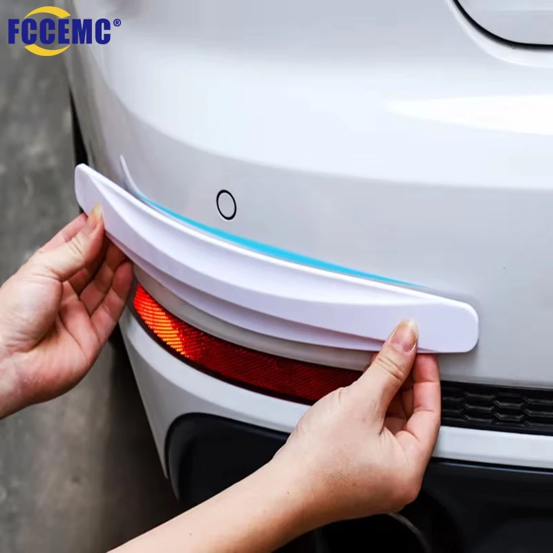 2 pezzi di protezione per paraurti per auto, strisce di protezione per angoli, strisce di protezione antigraffio, accessori per auto anti-collisione