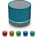 2024 più nuovo nuovo Mini Crack Bluetooth Audio portatile Plug-in Subwoofer suono Led luce altoparlante Wireless regalo
