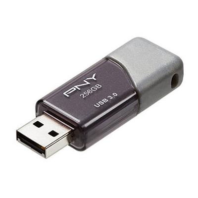 PNY 256GB Elite Turbo Attache 3 USB 3.2 Gen 1 Flash Drive (3-Pack) P-FD256X3TBOP-MP