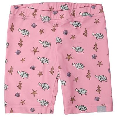 maximo - Kid's Mini Radlerhose Badestoff Print UV 50 - Lycra Gr 122/128 rosa Image