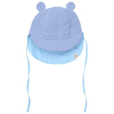 Huttelihut - Kid's Summer Hat Bear Ears Muslin - Hut Gr 50/56 lila Image