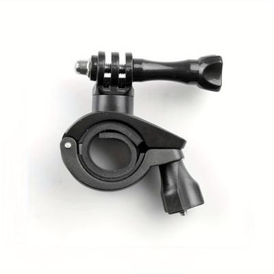 TEMU Sports Camera Holder, Bicycle/motorcycle Clip-on Handlebar Mount, Bike Handlebar Mount For Series Sports Cameras, Black Image