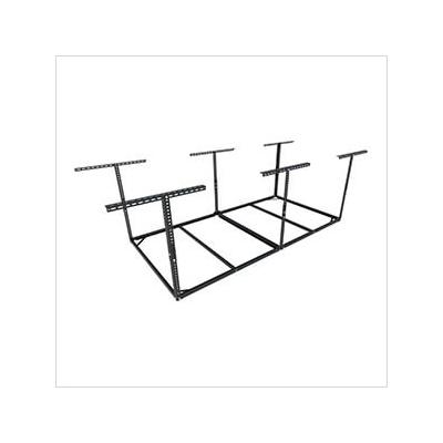 Fleximounts 4' x 8' Overhead Storage Rack Frame Kit (Black)