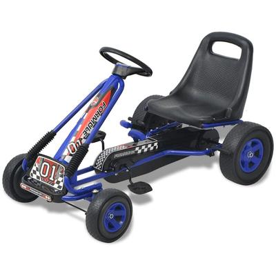 Vidaxl - Pedal Go-Kart mit verstellbarem Sitz Blau Image