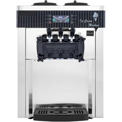 Softeismaschine 2200 w, kommerzielle Arbeitsplatte, 5,3 - 7,4 Gallonen/Stunde, für Restaurants,