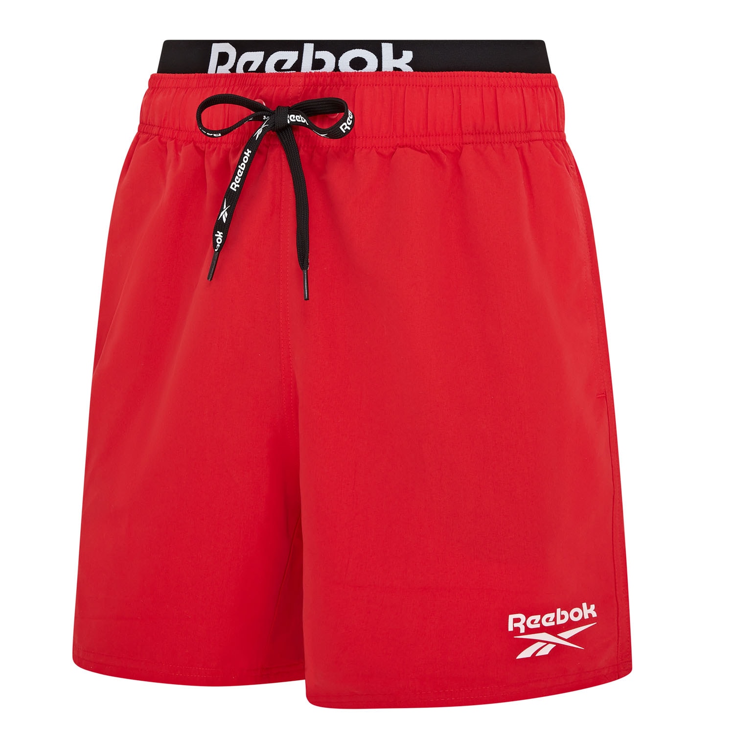 Badeshorts REEBOK "Todd", Herren, Gr. M, N-Gr, rot, Microfaser, Polyester, unifarben, Badehosen Image