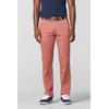 Chinos MEYER "ROMA Art.1-5070", Herren, Gr. 50, Normalgrößen, rot (melone), 96% Baumwolle;4% Elasthan, unifarben, regular fit lang, Hosen, mit buntgewebtem Innenfutter