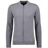 Strickfleecejacke RAGMAN, Herren, Gr. M (48/50), grau (mittelgrau), 95% Baumwolle 5% Cashmere, Langarm, Jacken