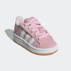 Sneaker ADIDAS ORIGINALS "CAMPUS 00S COMFORT CLOSURE ELASTIC LACES KIDS", Kinder, Gr. 26, clear pink, cloud weiß, gum 2, Leder, Synthetik, sportlich, Schuhe, für Kinder