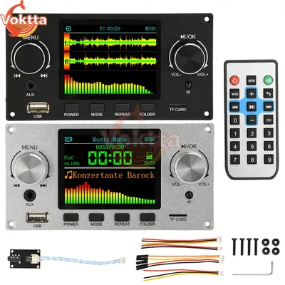 2,8 Zoll TFT Farbbildschirm DIY Verlustfreie Audio Decodierung Board Modul Kit DC 4,5-5,0 V I2S Digital Audio Ausgang Player USB AUX TF FM Image