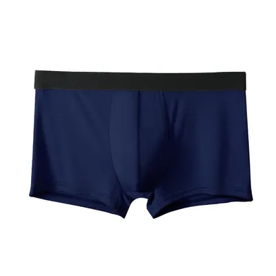Bequeme und atmungsaktive Sport-Boxershorts aus Eisseide für Herren, trendige und personalisierte Sommer-dünne Boxershorts Image