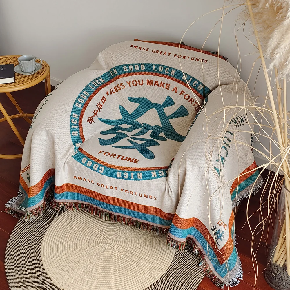 Decken gestrickt nordischen Sofa Handtuch Sofa bezug volle Decke gestreifte Zimmer Nachttisch decke für Heim textilien Cobertor Manta Image