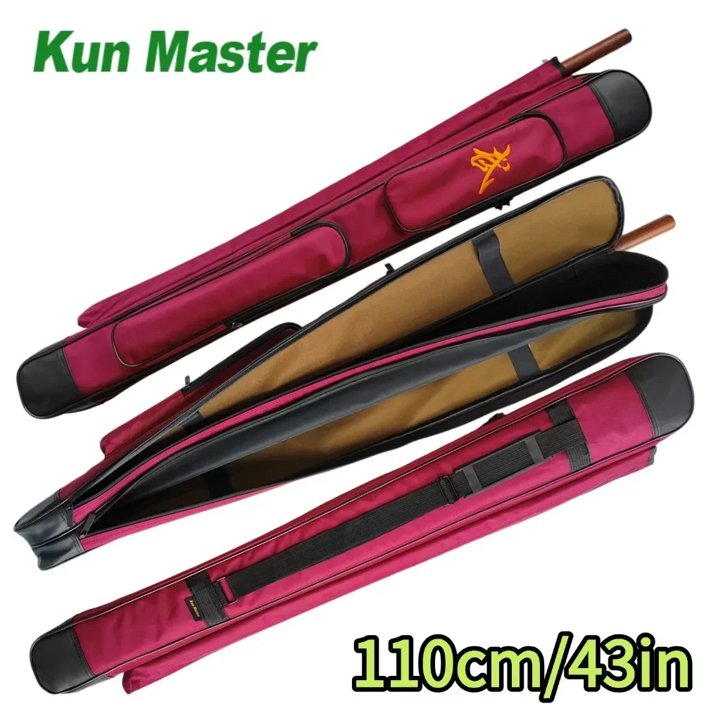 Tai Chi Schwerttasche 110 cm Nylon wasserdichter Stoff Kung Fu verpackt 2 Schwerter mit Schultergurt Kampfsportgeräte Tragetaschen Image