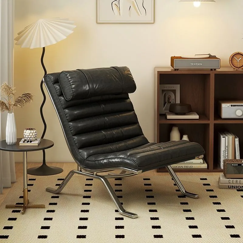 MOMO Sofa-Stuhl, minimalistisch, leicht, luxuriös, Senior-Sinn für Wohnzimmer, antiker Stil, Designer-Sofastuhl, fauler Freizeit-Lounge-Stuhl