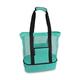 Large Mesh Beach Tote Bag with Insulated Cooler – Waterproof Travel Shoulder Bag for Women Men, Lightweight Sandproof Picnic Bag for Pool, Vacation, Camping Outdoor Activities