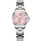 OLEVS 3668 New Women's Quartz Wristwatch Silver Solid Steel Strap Waterpoof Luminous Watch for Woman Simple Fashion Ladies Watch