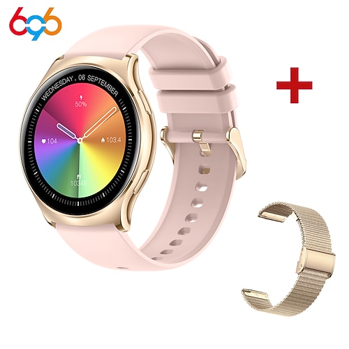 696 i102 Smart Watch Fitness Tracker ECG PPG Bluetooth Anruf Erinnerungs Android iOS IP67 40mm 1,43 Image
