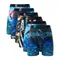ETHIKA 6Pcs Men Underwear Boxers Breathable Man Swimming Underpants Plus Size Print Mens Panties