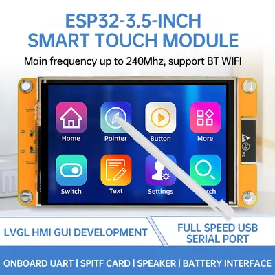 ESP32 WiFi Bluetooth Module Development Board 3.5 Inch ST7796U Drive 320*480 Resolution TFT