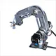 Braccio robot passo-passo interamente in metallo 4 Aixs Staffa braccio meccanico Tavolo scorrevole Kit smontato per artiglio passo-passo modello robot industriale