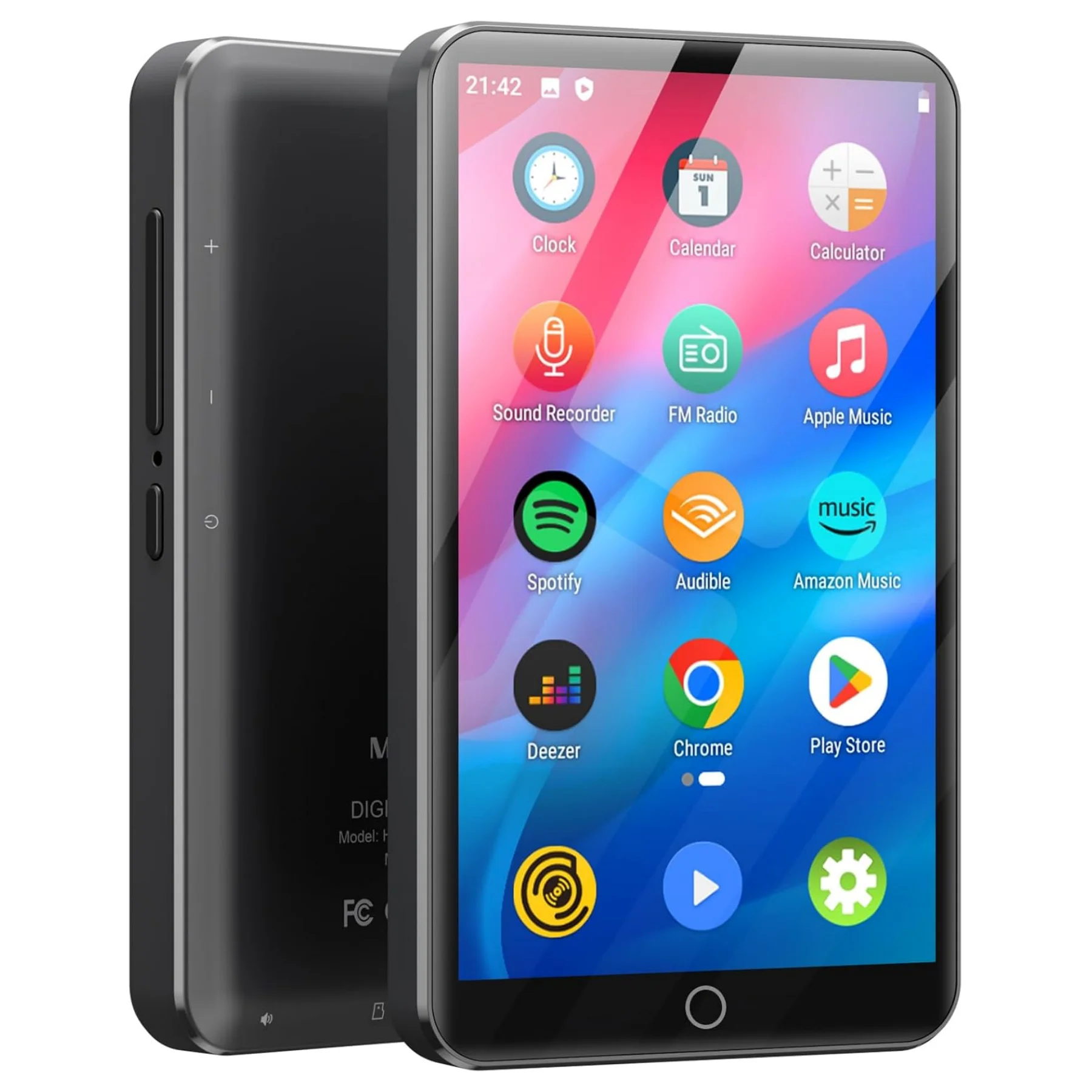Lecteur MP3 MECHEN Android 9.0 avec Bluetooth et WiFi, lecteur MP3 MP4 avec Spotify, flexible, Pandora, jusqu