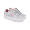 Sneaker DC SHOES "Manteca 4 Platform", Gr. 8(39), grau, blushing bride, Obermaterial: Leder (Kuh) / Futter: Textil / Außensohle: Gummi, Schuhe