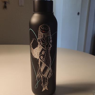 Disney Kitchen | Disney Nightmare Before Christmad Black Art Bottle Sally | Color: Black | Size: 10"X3"