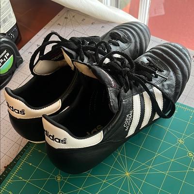 Adidas Shoes | Adidas Black And White Soccer Cleats With Synthetic Upper | Color: Black/White | Size: 11