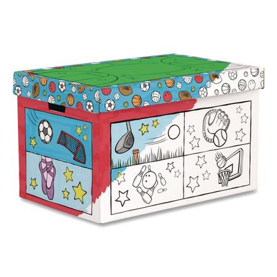 Bankers Box At Play Color in Toy Box, Sports Design, 1 Section, 5.25 cu ft, 28