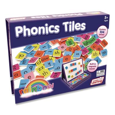 Junior Learning Inc Rainbow Phonics Tiles, Ages 5 to 7 (JRL654)