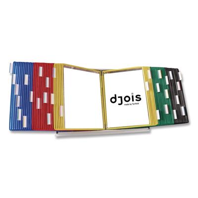 djois(R) by Tarifold Desktop Reference and Display System, 60 Panels with Assorted Borders, White Base (TFID296)