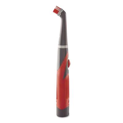 Rubbermaid Multi-Purpose Cordless Battery Power Scrubber, Red/White Nylon Bristles, 12.68